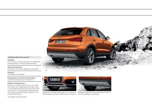 Katalog zum Audi Q3