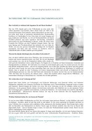 Interview Siegfried Seyfarth