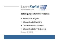 Later-stage-Phase Start-Up-Phase Seed-Phase ... - Bayern Kapital