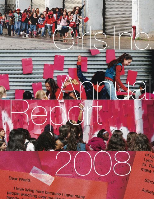 2008 Annual Report - Girls Inc.