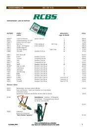 Matrizensätze / jeux de matrices - Glaser Handels AG