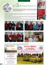 Golf in Berlin und Brandenburg Ausgabe Juli 2013 - Golf Resort ...