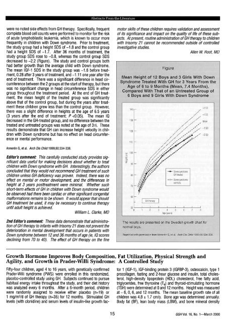 Growth Hormone Improves Body Composition, Fat ... - GGH Journal