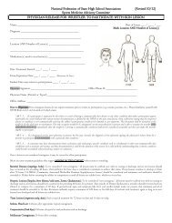 New Skin Lesion Release Form - ihsaa
