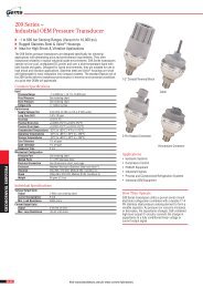 SPDT Circuit 9//16-18 SAE Male Steel Fitting 65-300 psi Range DIN 43650A Male Half Pack of 10 Gems PS71-30-6MSZ-C-H Series PS71 General Purpose Mini Pressure Switch