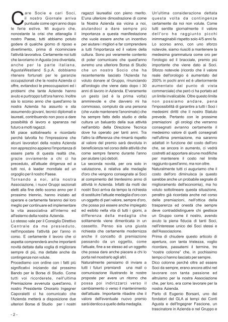 settembre 2011 anno xviii n.2 - Gruppo Lavoratori Agusta Seniores