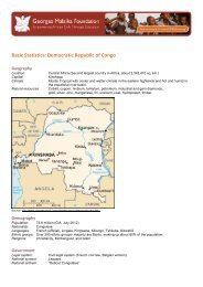 Basic Statistics: Democratic Republic of Congo