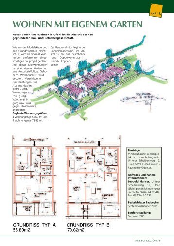 wohnen mit eigenem garten - Stadtgemeinde Gföhl