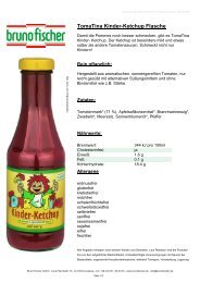 TomaTina Kinder-Ketchup Flasche - Glutenfrei-Supermarkt.de