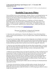 Kurs 516 - Kundalini yoga meets Pilates