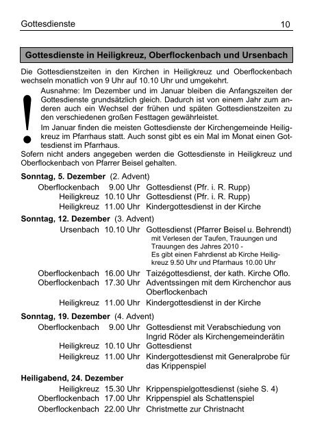 Gemeindebrief Glockengruß 1/2011 Dez-Jan - Evangelische ...