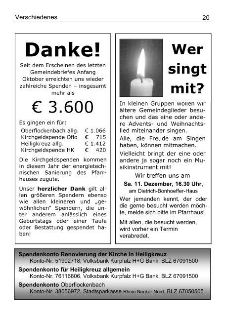 Gemeindebrief Glockengruß 1/2011 Dez-Jan - Evangelische ...