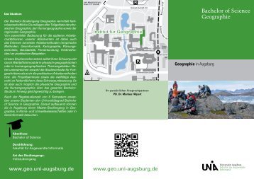 Flyer (PDF) - Institut für Geographie - Universität Augsburg