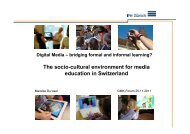 The socio-cultural environment for media education in - GMK