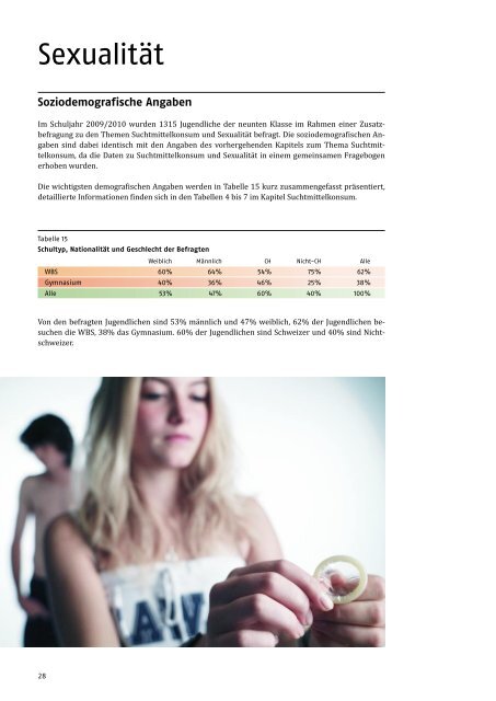 Jugendgesundheitsbericht 2012 - Gesundheit.bs.ch - Basel-Stadt