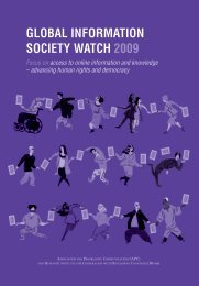 Download the full report - Global Information Society Watch