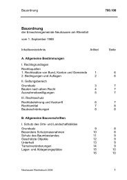 Bauordnung - GIS - Kanton Schaffhausen