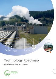 Technology Roadmap: Geothermal Heat and Power - IEA