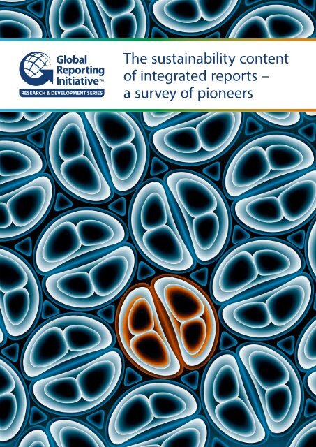 The sustainability content of integrated reports – a survey of pioneers