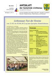 AMTSBLATT - Gemeinde Lichtenau