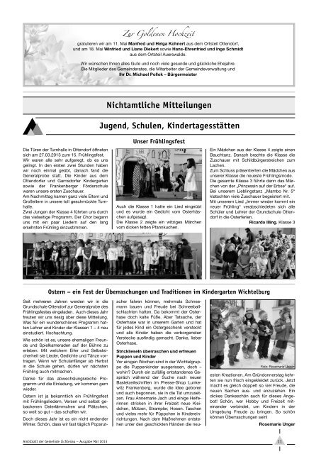 AMTSBLATT - Gemeinde Lichtenau