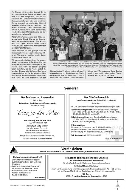 AMTSBLATT - Gemeinde Lichtenau