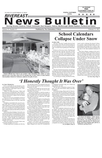 School Calendars Collapse Under Snow - Glastonbury Citizen ...