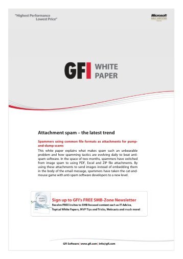 Attachment spam – the latest trend - GFI.com