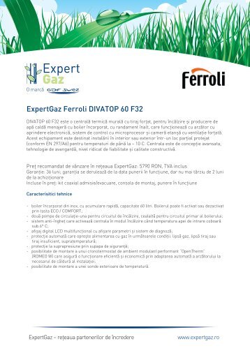 ExpertGaz Ferroli DIVATOP 60 F32