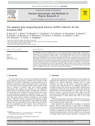 The adaptive gain integrating pixel detector AGIPD a detector for the ...