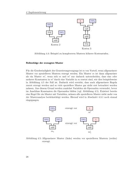 Generierung lokaler Optimierungen - IPD Snelting