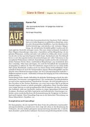 Text als pdf-Datei - Glanz & Elend