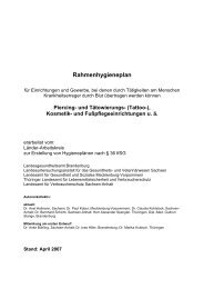 Rahmenhygieneplan - Gesunde Sachsen