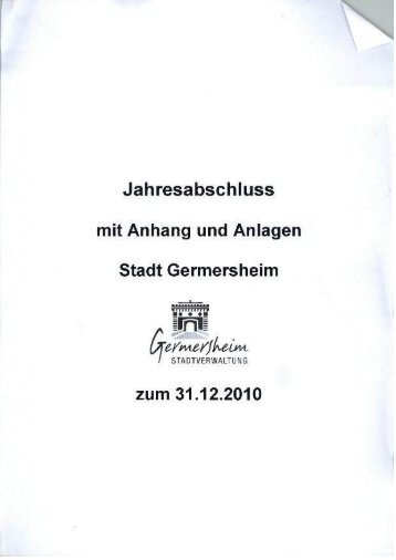 Jahresabschluss - Germersheim