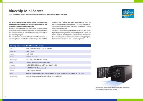 SERVERline - bluechip Computer AG