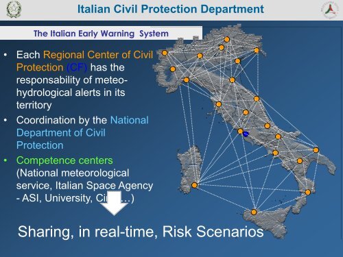 Hydromet monitoring and warning in the Italian Civil ... - GFDRR