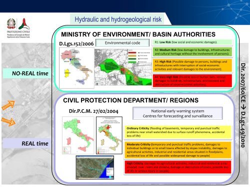 Hydromet monitoring and warning in the Italian Civil ... - GFDRR