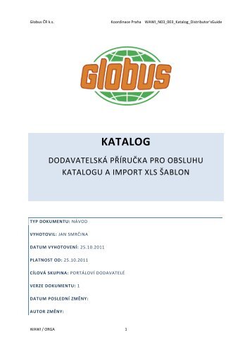 KATALOG - Globus