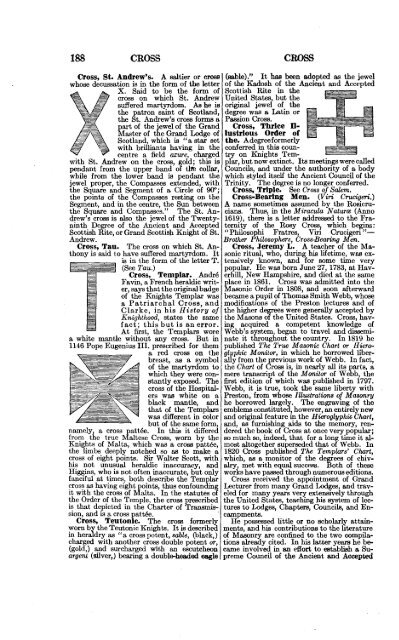 Mackey A G - Encylopedia of Freemasonry - The Grand Masonic ...