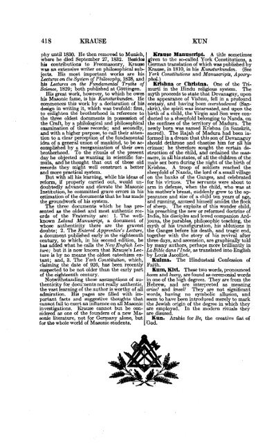 Mackey A G - Encylopedia of Freemasonry - The Grand Masonic ...