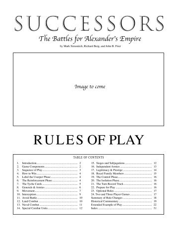 The Battles for Alexander's Empire - GMT Games