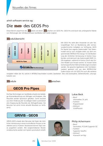 a/m/t software service ag: Die m&m's des GEOS Pro's - Geomatik ...