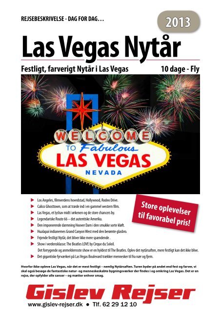 Las Vegas Nytår - Gislev Rejser