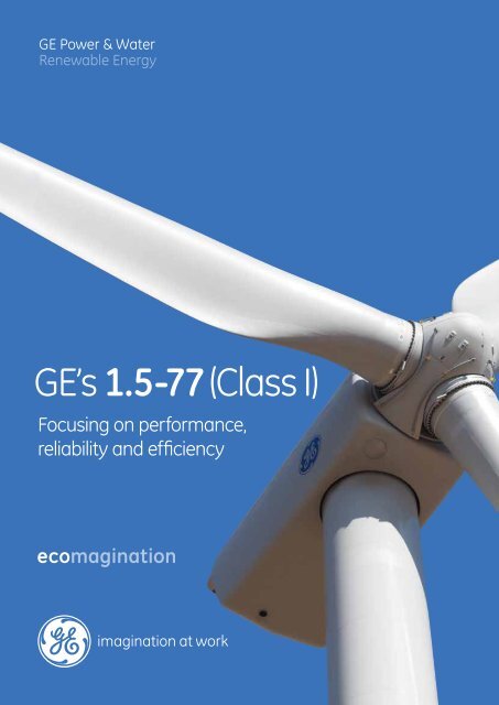 1.5-77 Brochure / PDF 221kb - GE Energy