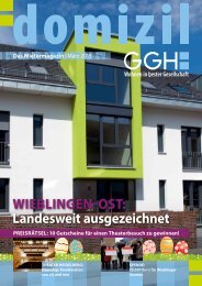 Domizil, Ausgabe März 2013 - GGH