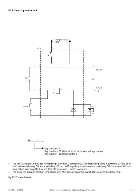 High Speed DC Circuit Breaker - G E Power Controls