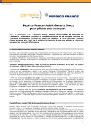 Le communiqué de presse en PDF - Generix Group