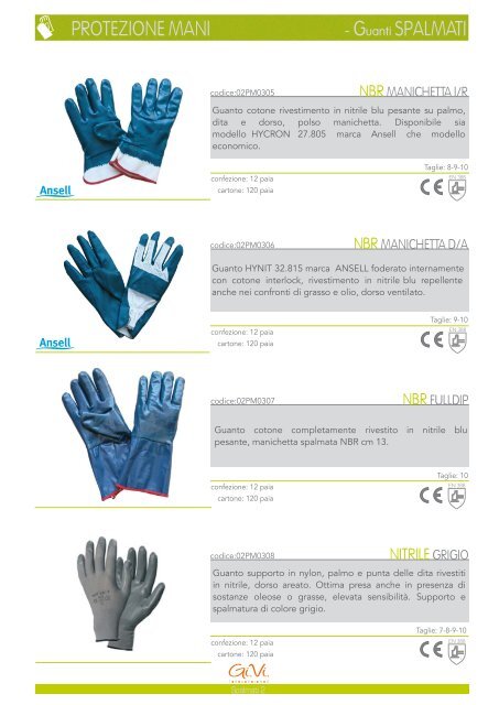 protezione mani pdf - gi.vi. trading
