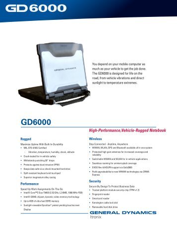 GD6000 - General Dynamics Itronix