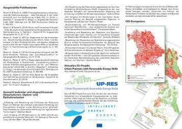 Erneuerbare Energien-Flyer - Universität Augsburg